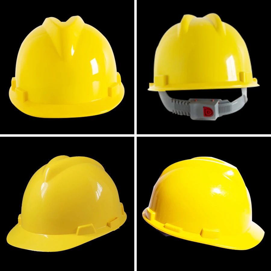 Capacete de Segurança Amarelo com Aba Frontal