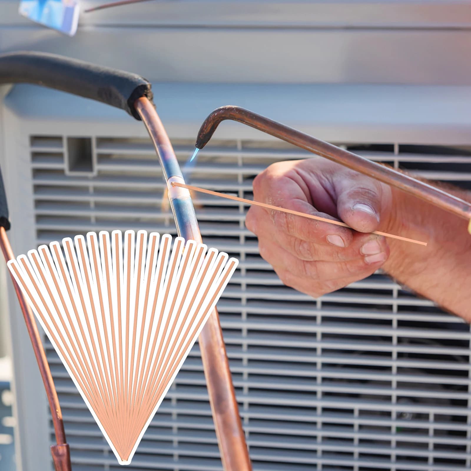 Kit 20 Varetas de Solda para Refrigeração