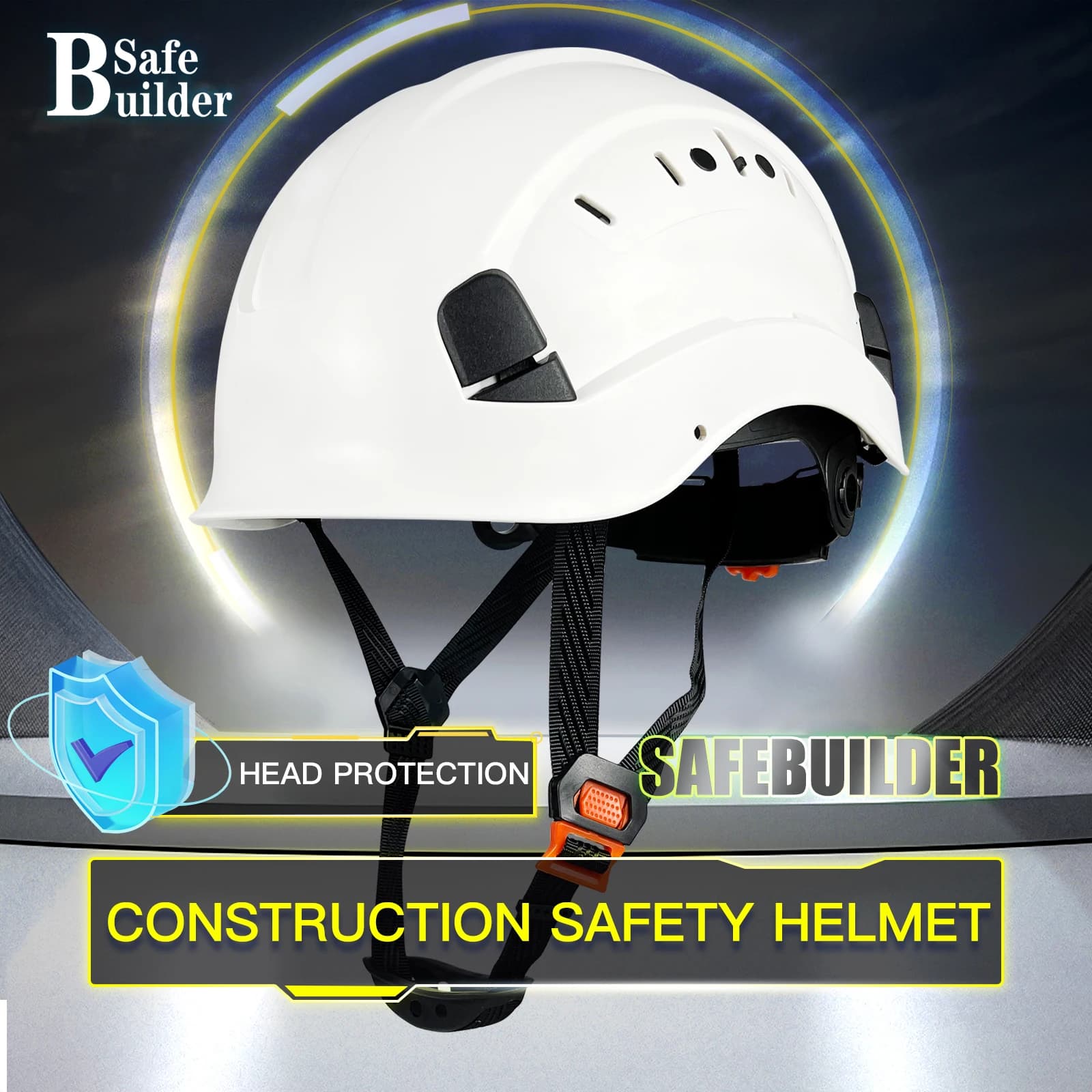 Capacete de Segurança com Catraca de Ajuste Rápido